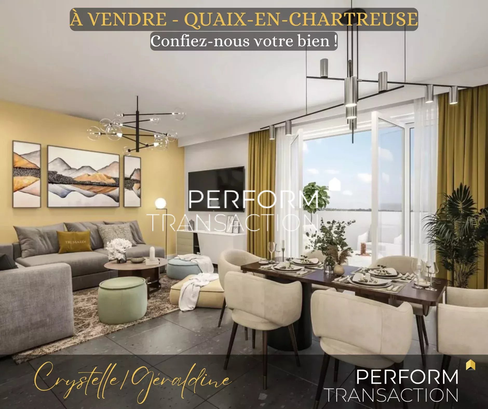 Appartement 3 pièces 66 m² · à Quaix en Chartreuse · 66 m² · 240 000 €