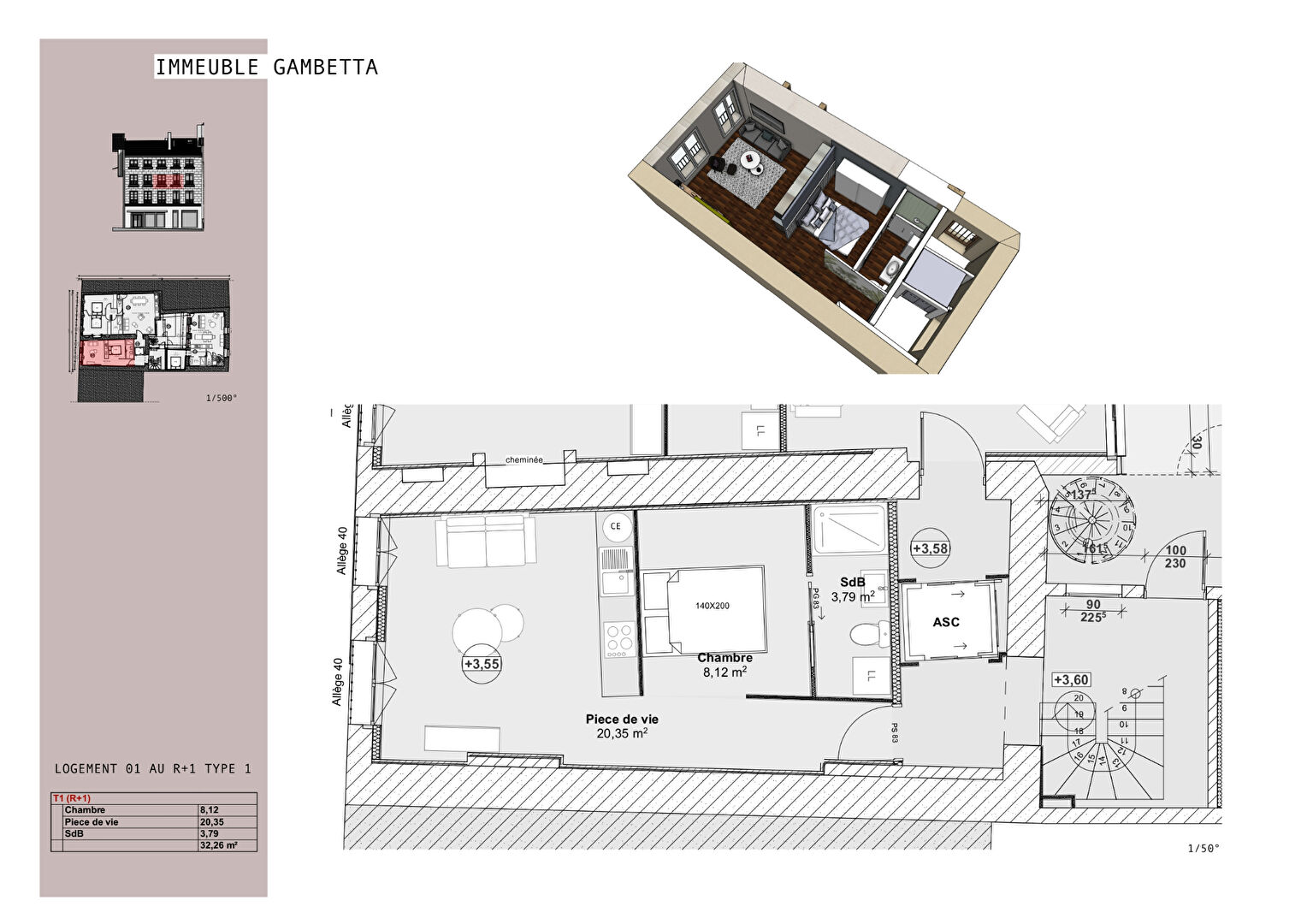 Appartement – Poitiers, Notre-Dame, Vienne - Vue 2