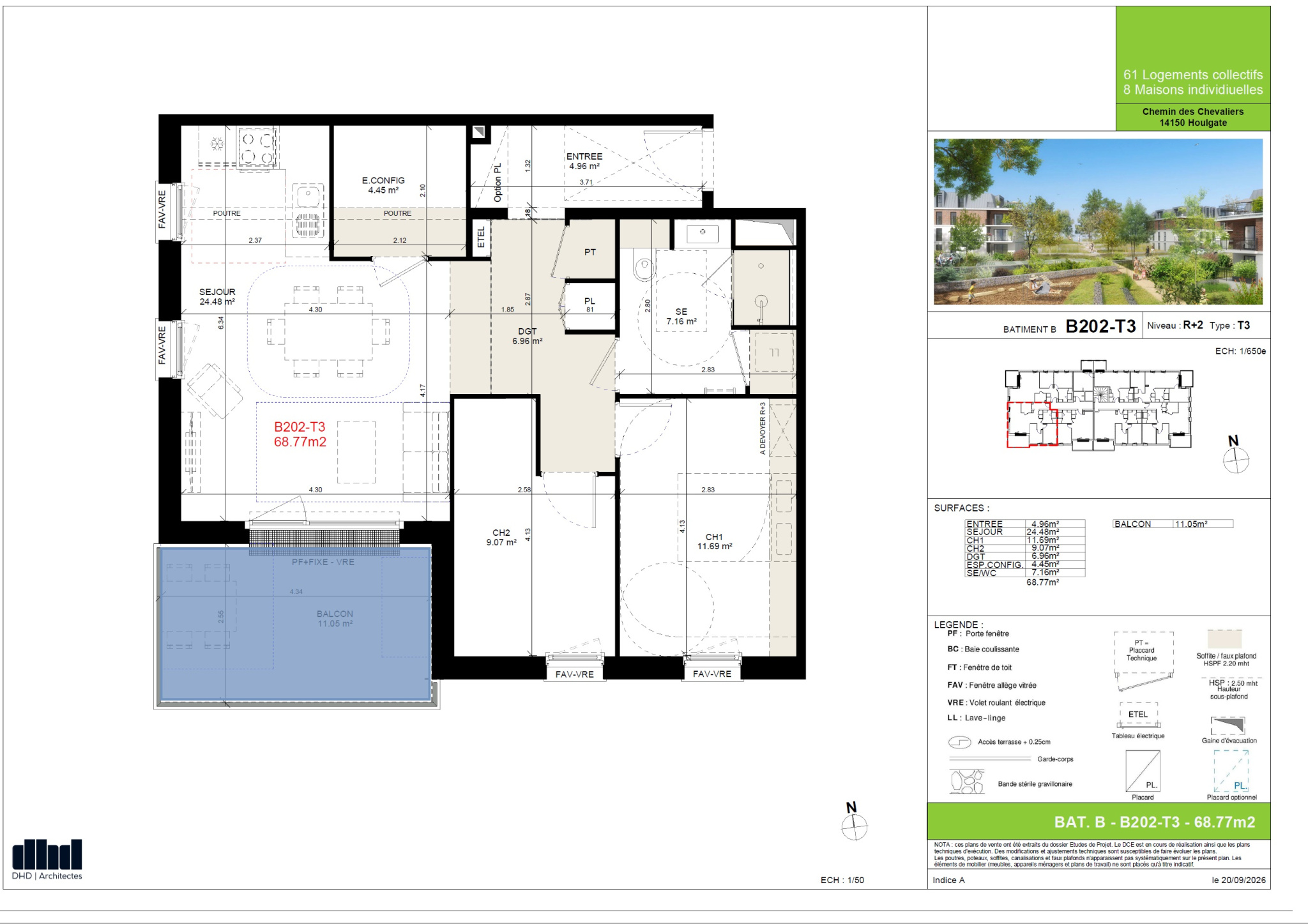 Appartement 3 pièces 68 m² · à Houlgate · 68 m² · 319 900 €