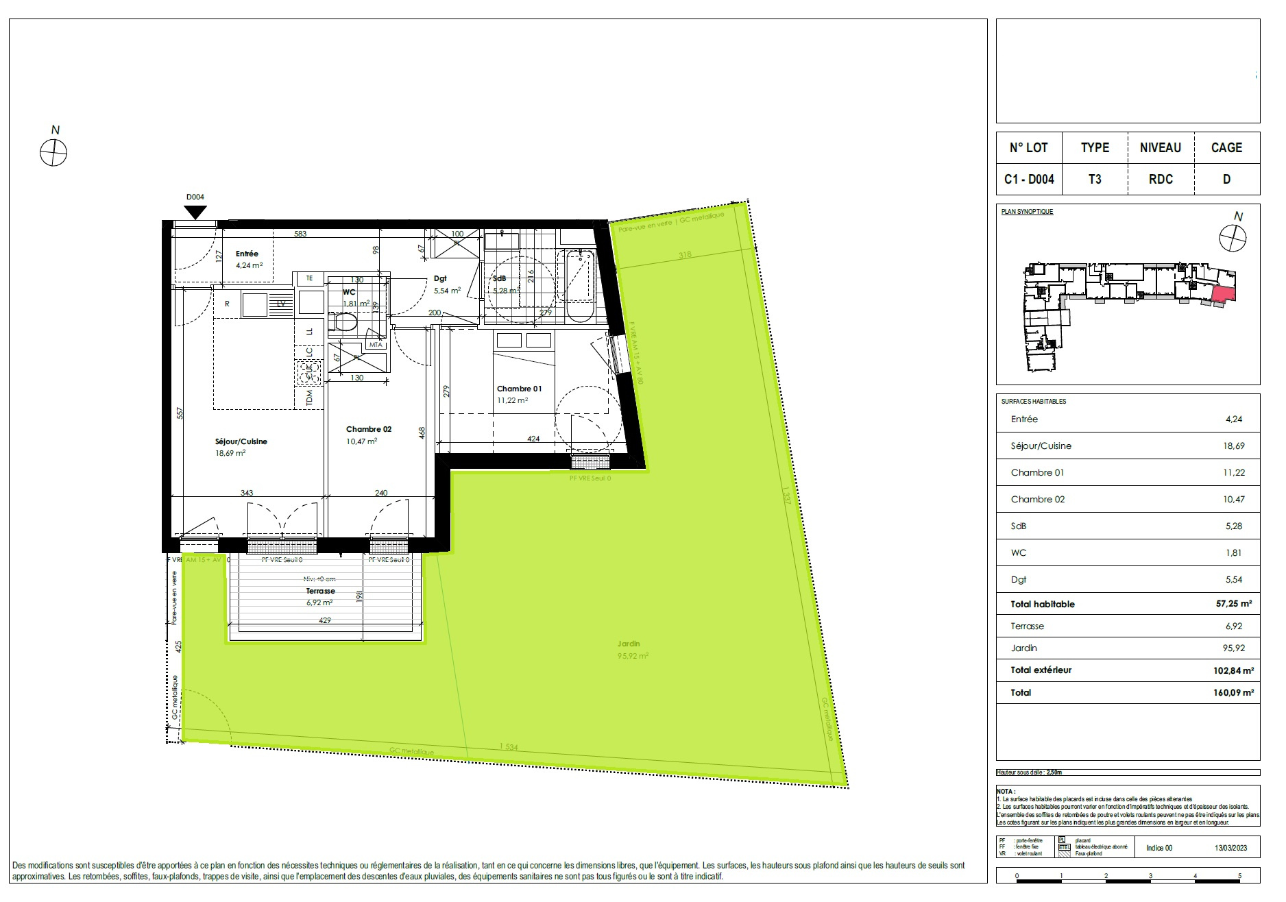 Appartement 3 pièces 58 m² · à Caen · 58 m² · 289 000 €