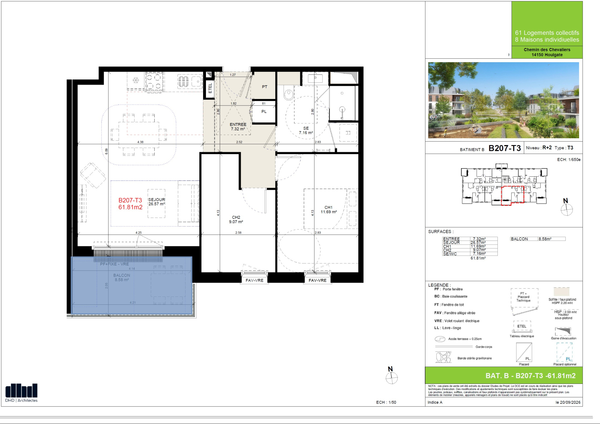 Appartement 3 pièces 61 m² · à Houlgate · 61 m² · 289 900 €