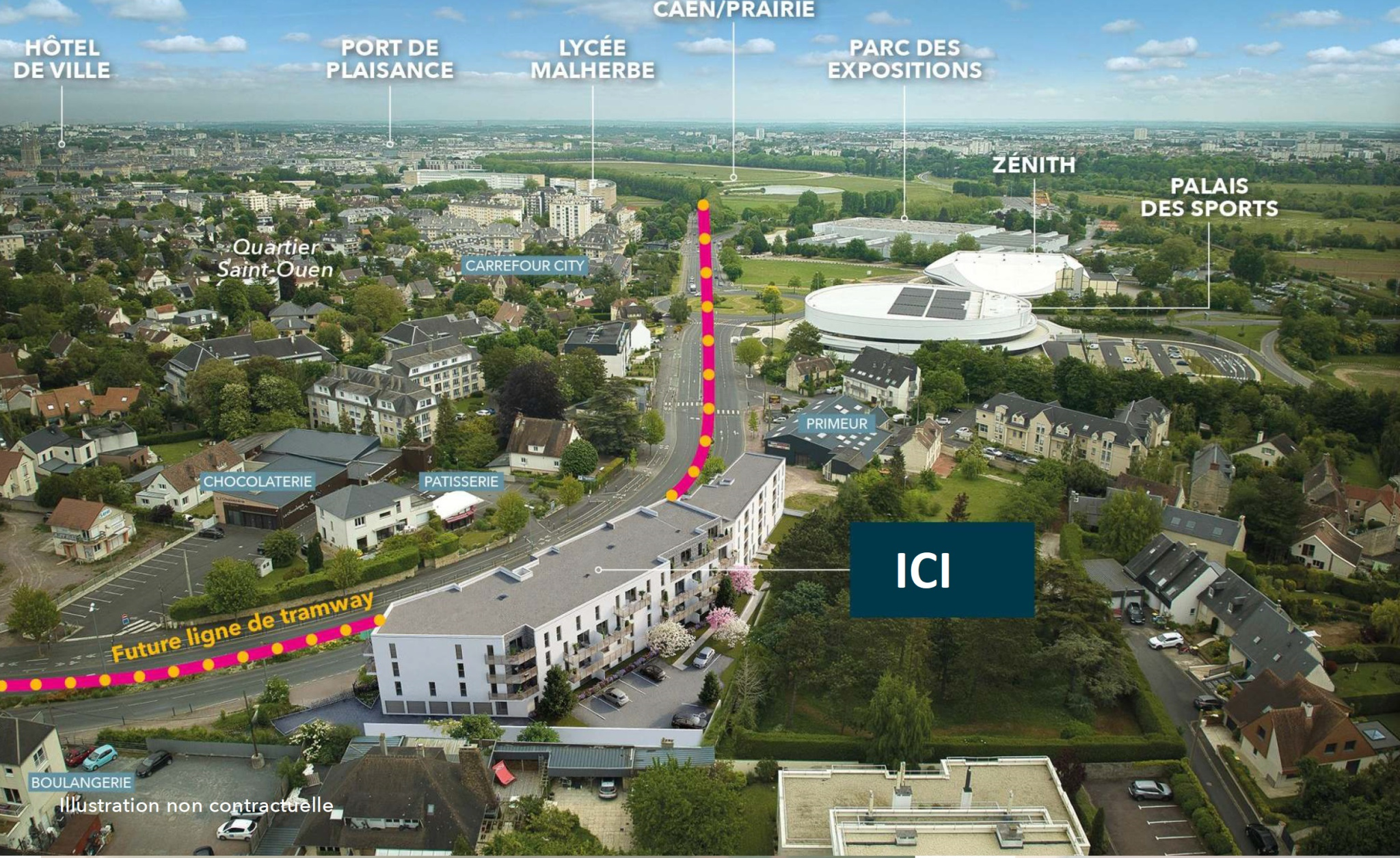 Appartement 3 pièces 68 m² · à Caen · 68 m² · 325 900 €