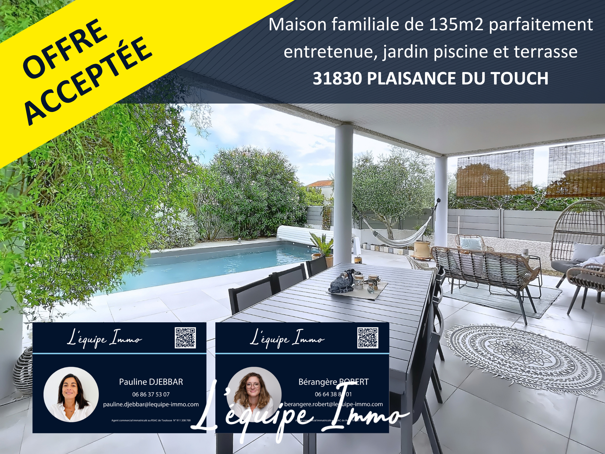 Maison 5 pièces 135 m² · à Plaisance-du-Touch · 135 m² · 489 000 €
