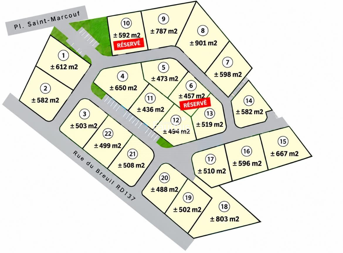 Terrain 473 m² · à Port-Bail-sur-Mer · 473 m² · 41 394 €