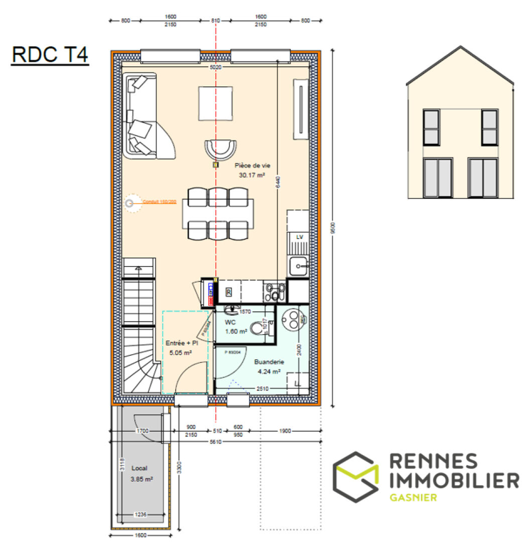 Maison 4 pièces 80 m² · à Gosné · 80 m² · 185 000 €