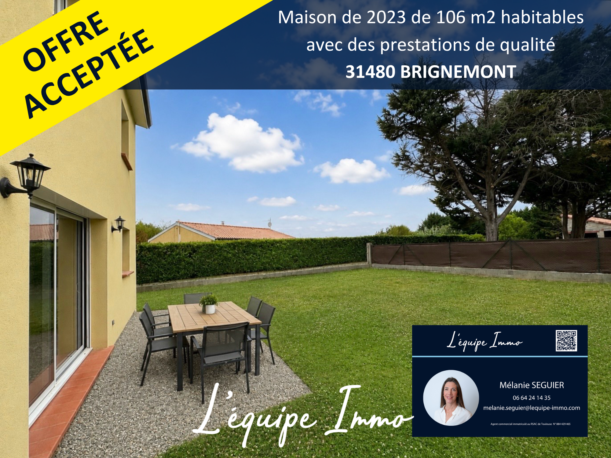 Maison 5 pièces 106 m² · à Cadours · 106 m² · 249 000 €