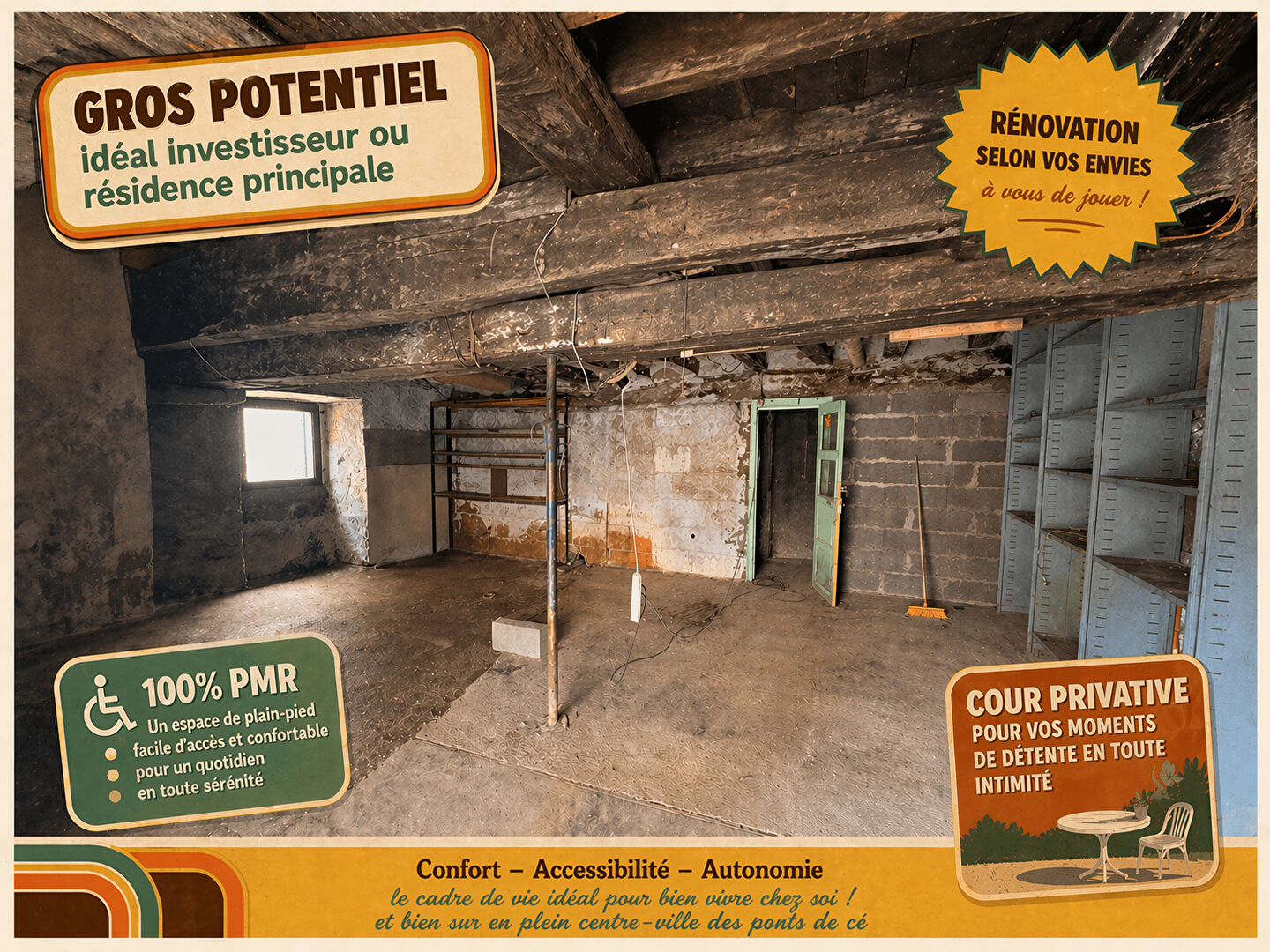 Appartement 4 pièces 58 m² · aux Ponts-de-Cé · 58 m² · 149 990 €