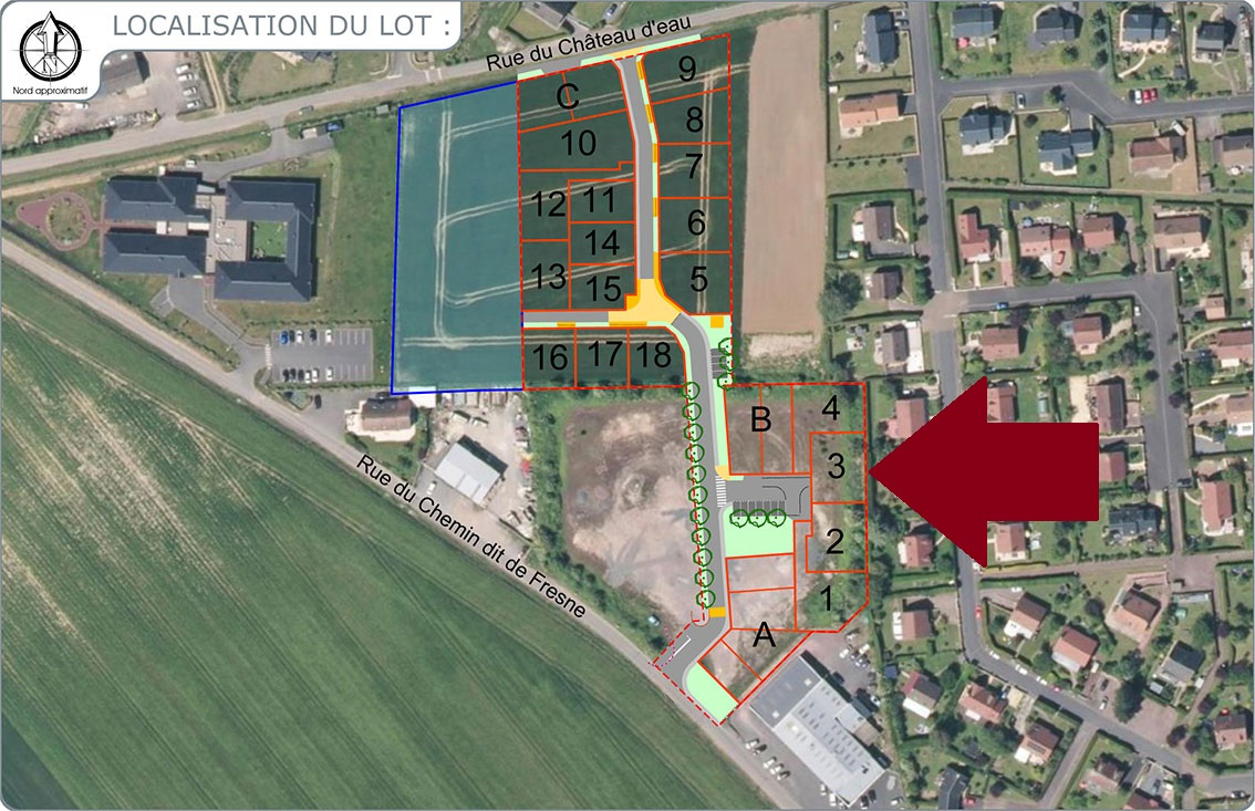 Terrain 489 m² · à Cairon · 489 m² · 95 000 €