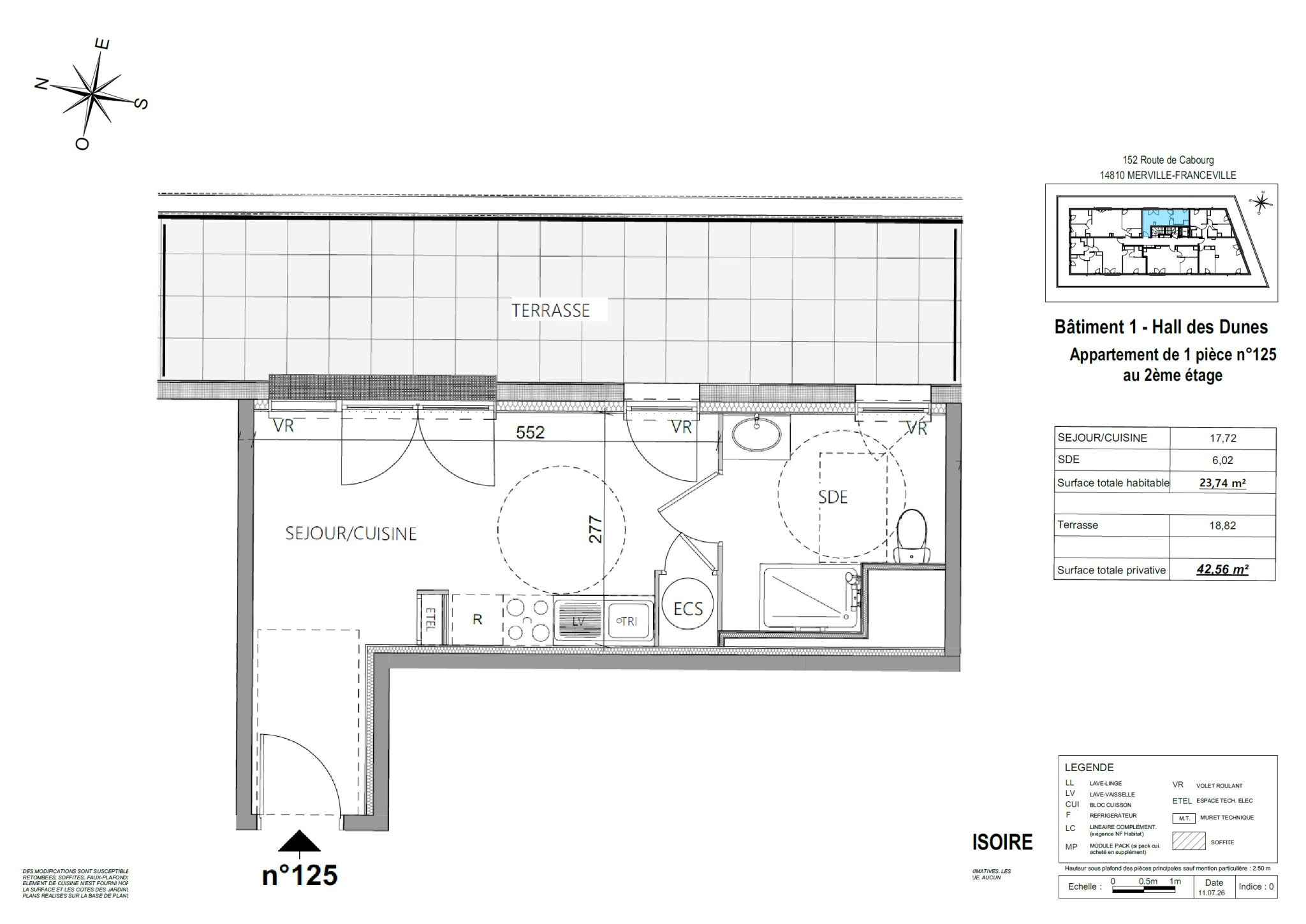 Appartement – Merville-Franceville-Plage, Le Buisson, Merville - Vue 2