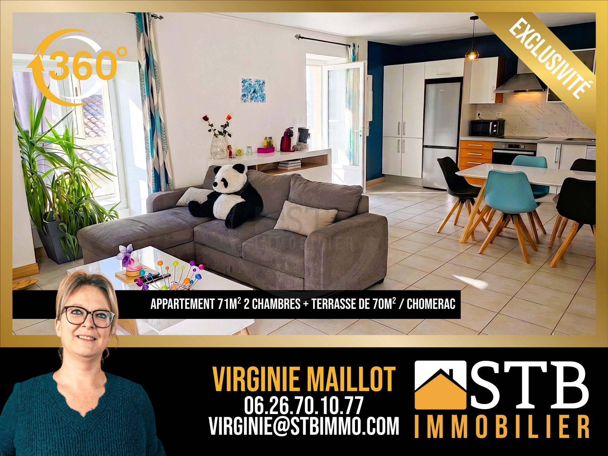 Appartement 3 pièces 72 m² · à Chomérac · 72 m² · 175 000 €