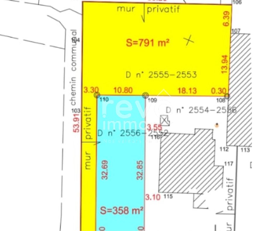 Terrain 791 m² · à Saint-Colomban · 791 m² · 87 000 €