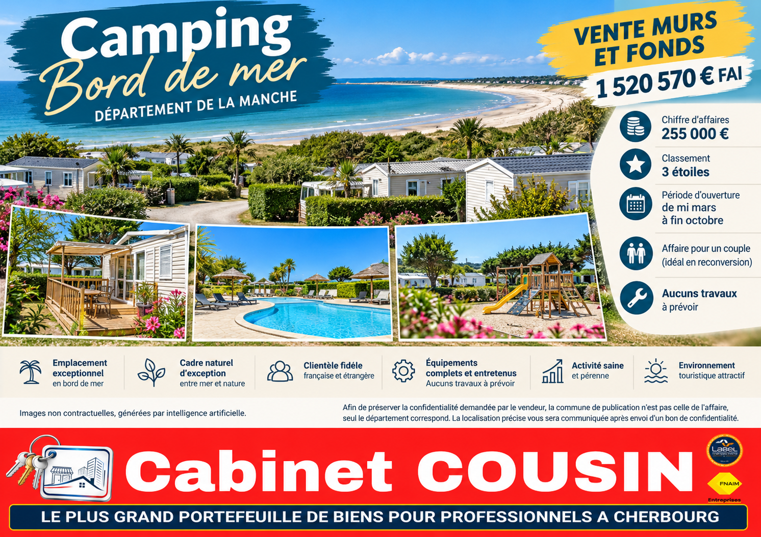 Fonds de commerce · à Saint-Lô · 1 520 570 €