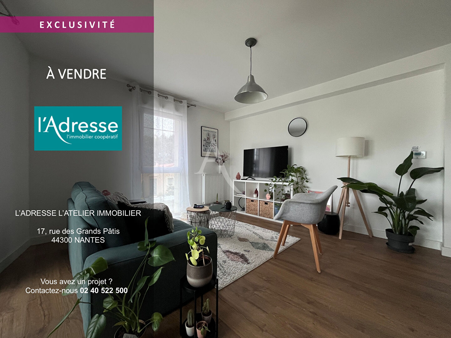 Appartement 2 pièces 47 m² · à Nantes · 47 m² · 188 800 €