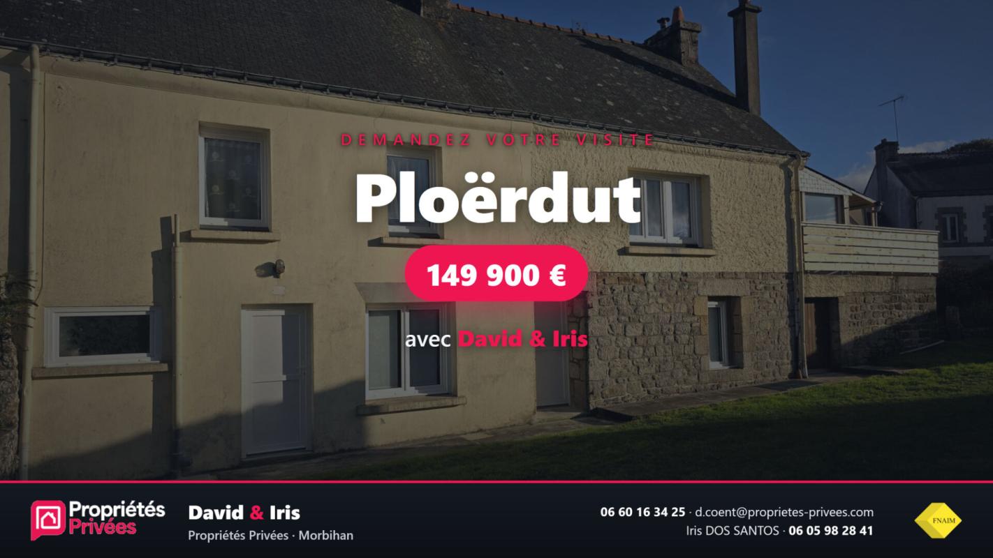 Maison 5 pièces 93 m² · à Ploërdut · 93 m² · 149 900 €